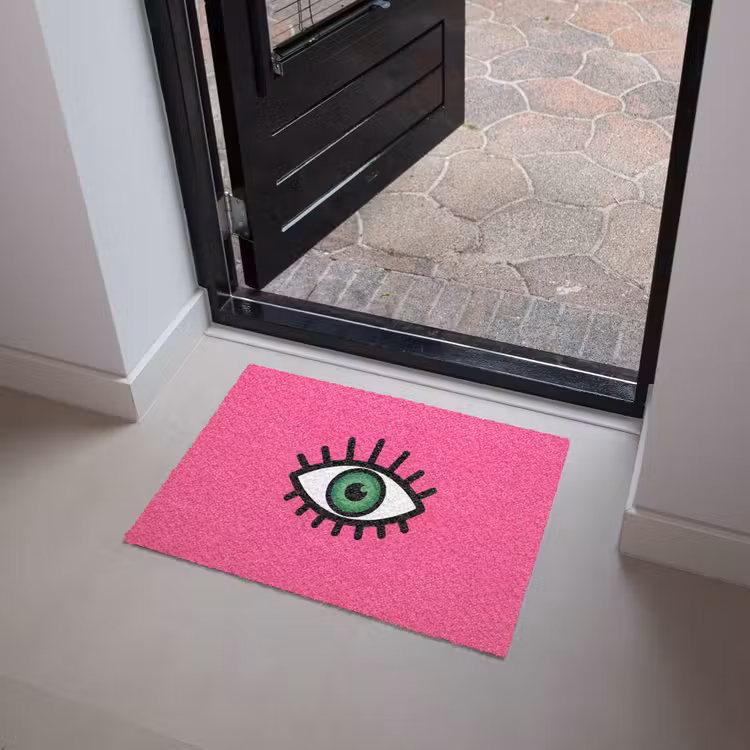 Deurmat - Minimalistisch - Oog - Roze — 4