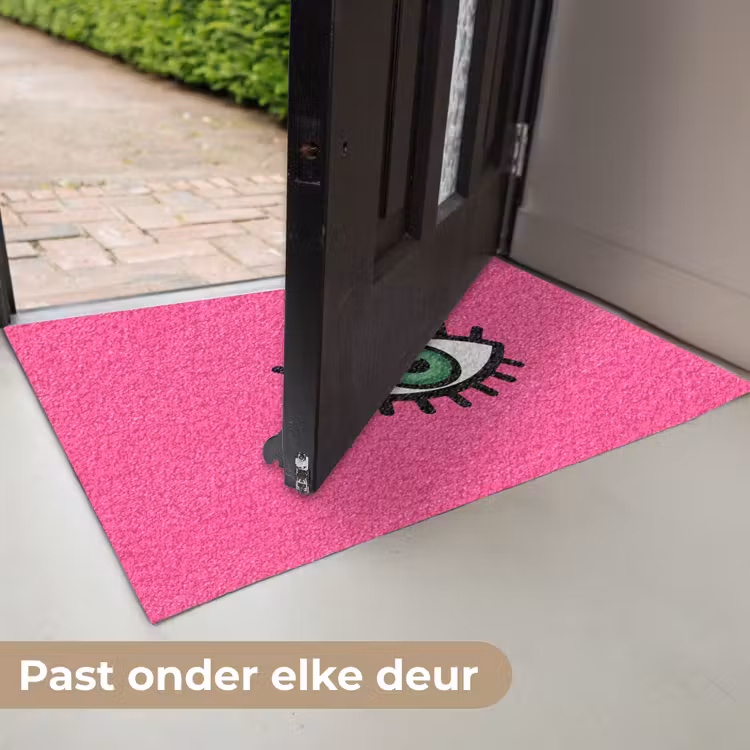 Deurmat - Minimalistisch - Oog - Roze — 7