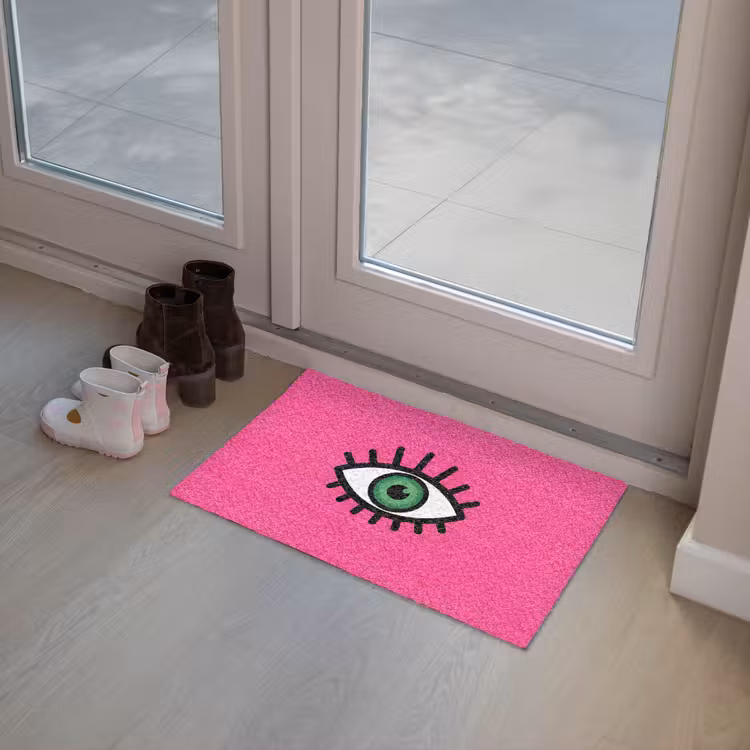 Deurmat - Minimalistisch - Oog - Roze — 8
