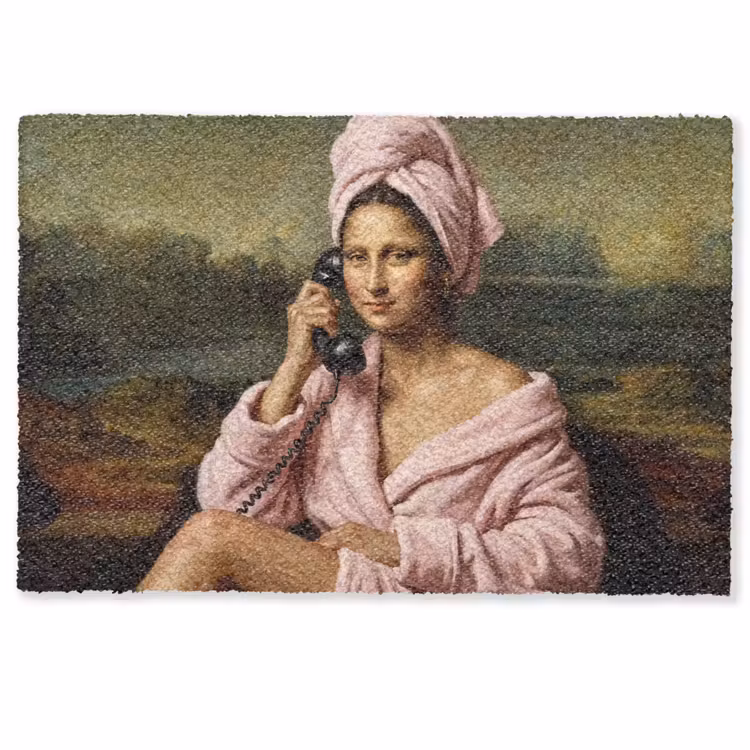 Deurmat - Mona - Klassiek - Roze — 1
