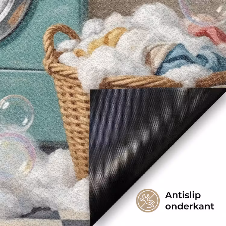Deurmat - Retro - Blauw - Vrouw — 6