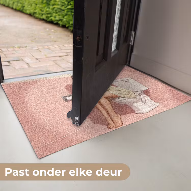 Deurmat - Roze - Retro - Vrouw — 7