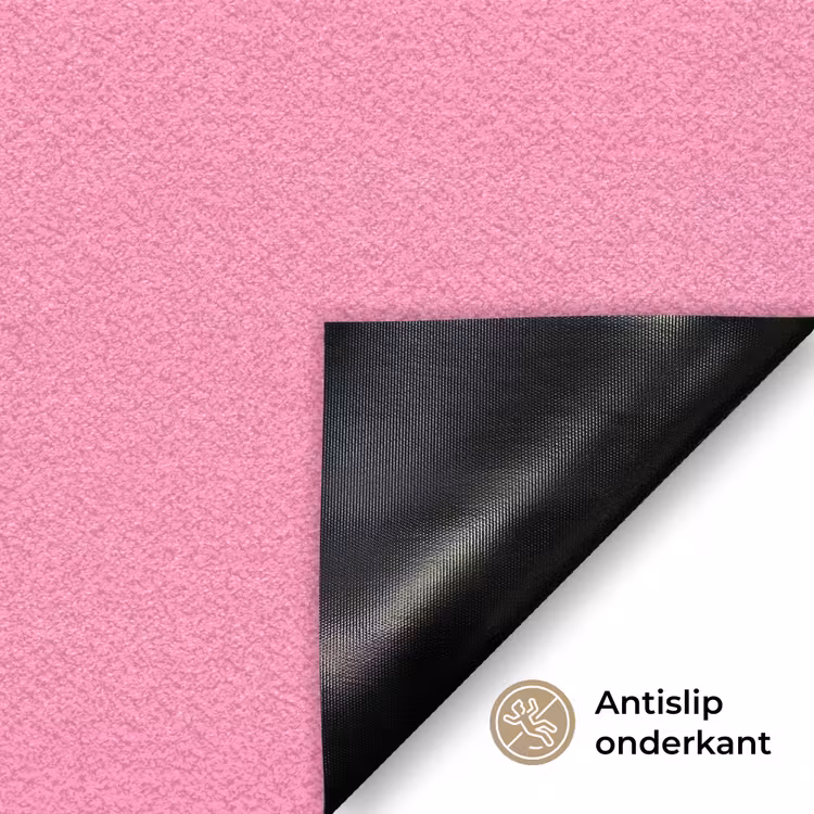 Deurmat - Smiley - Bloem - Roze — 6