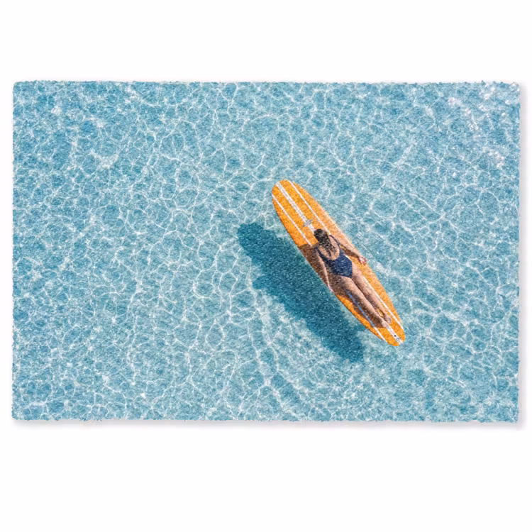 Deurmat - Surfboard - Water - Badpak - Oranje — 1