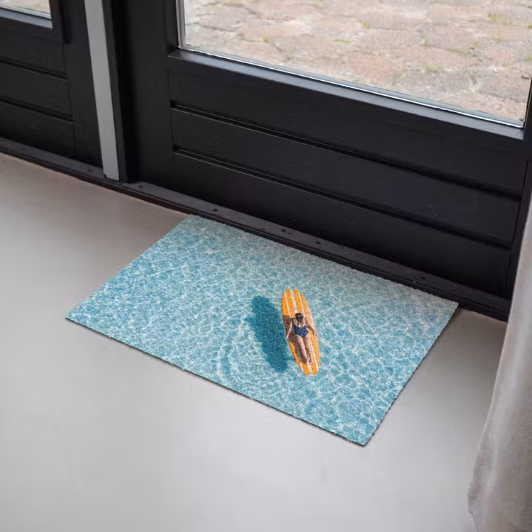 Deurmat - Surfboard - Water - Badpak - Oranje — 2