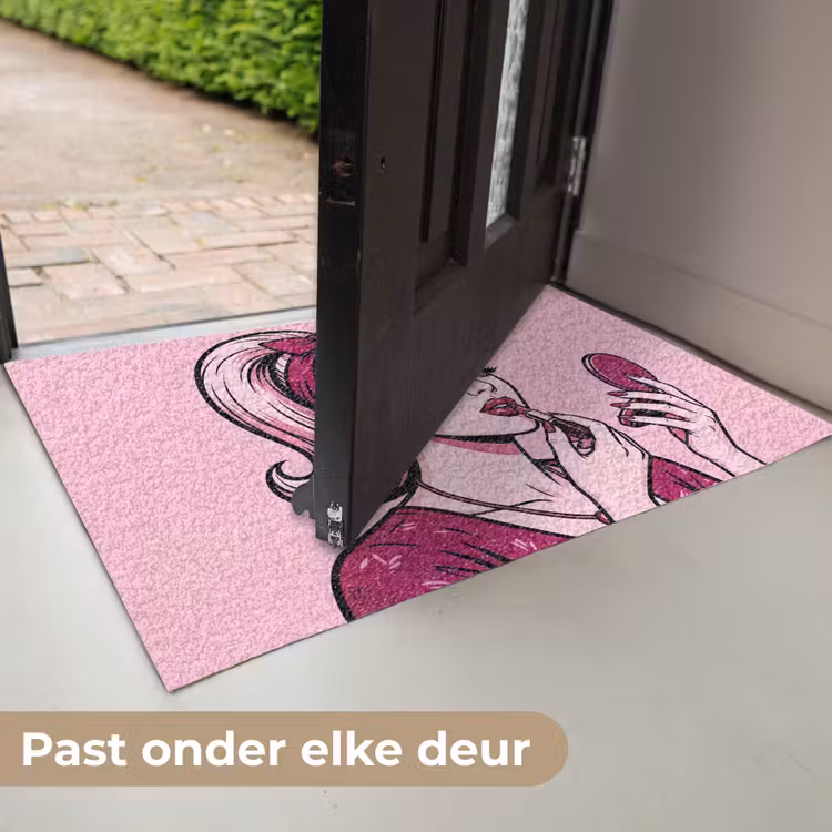 Deurmat - Vintage - Vrouw - Roze — 7