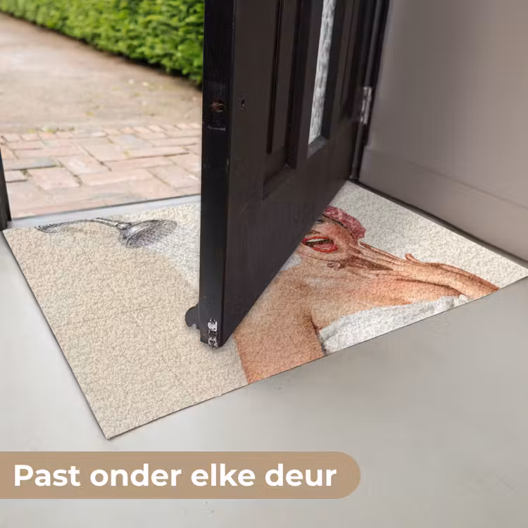 Deurmat - Vrouw - Douche - Roze — 7