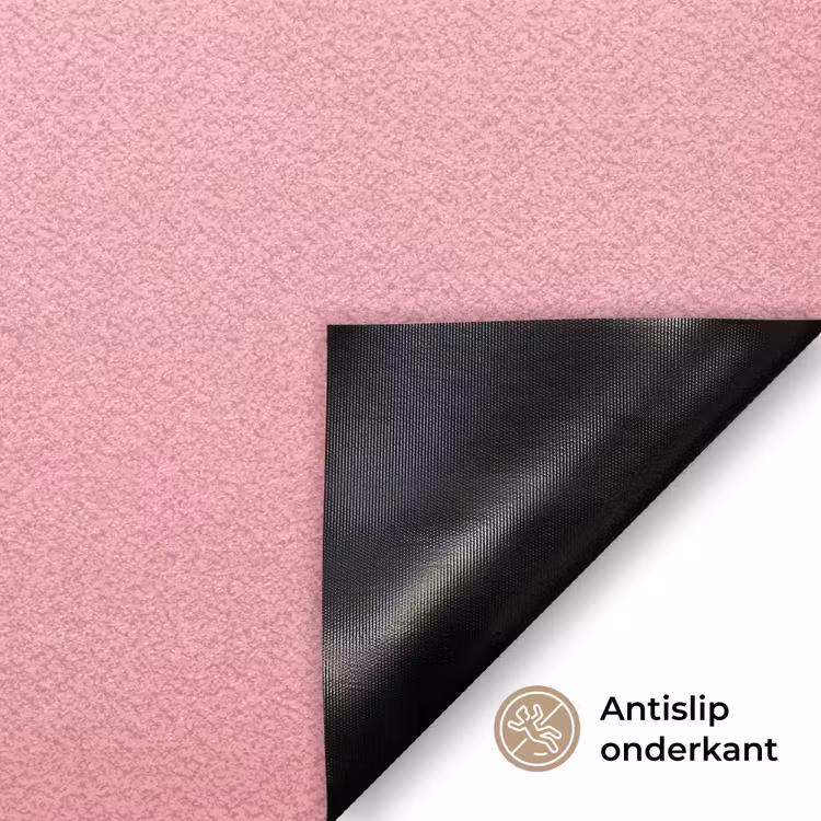 Deurmat - Vrouw - Roze - Parelketting - Krulspelden — 6