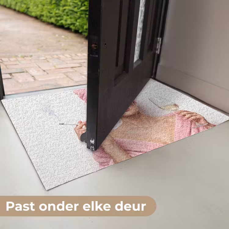 Deurmat - Vrouw - Roze - Wijn - Zonnebril — 7