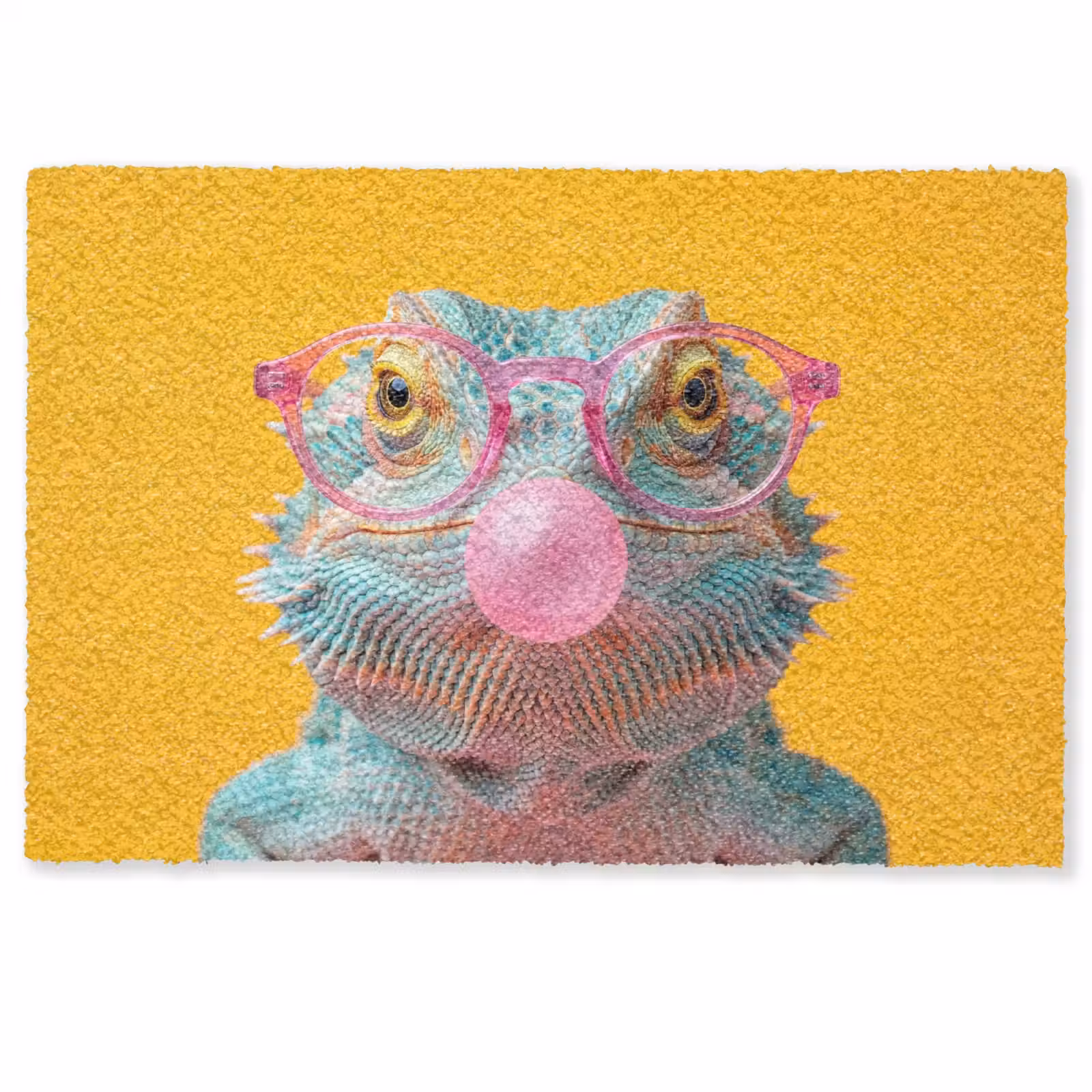 Deurmat - Kameleon - Kauwgom - Kleurrijk — 1