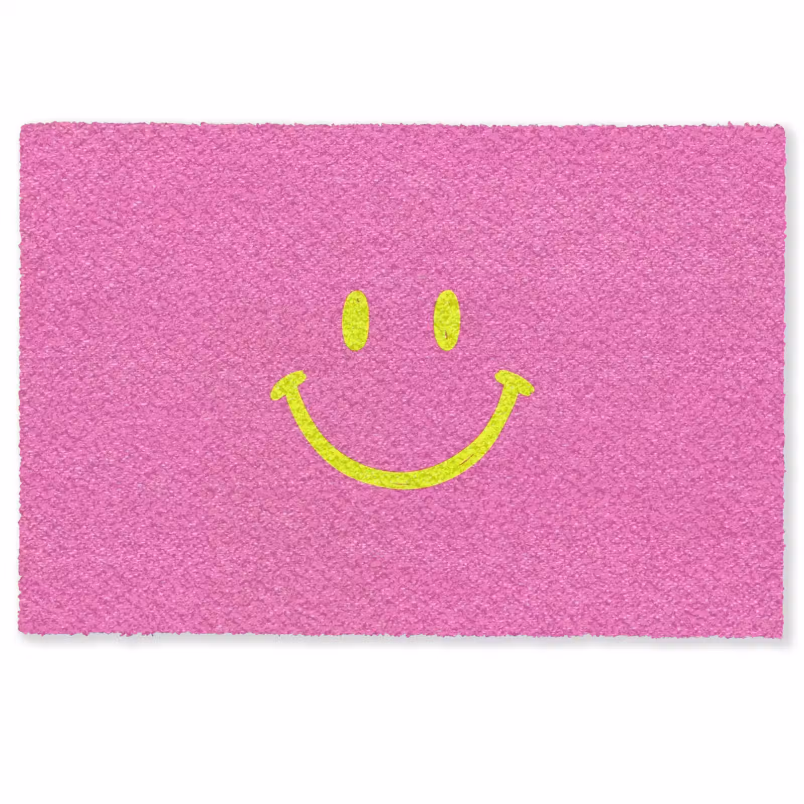 Deurmat - Smiley - Vrolijk - Roze — 1