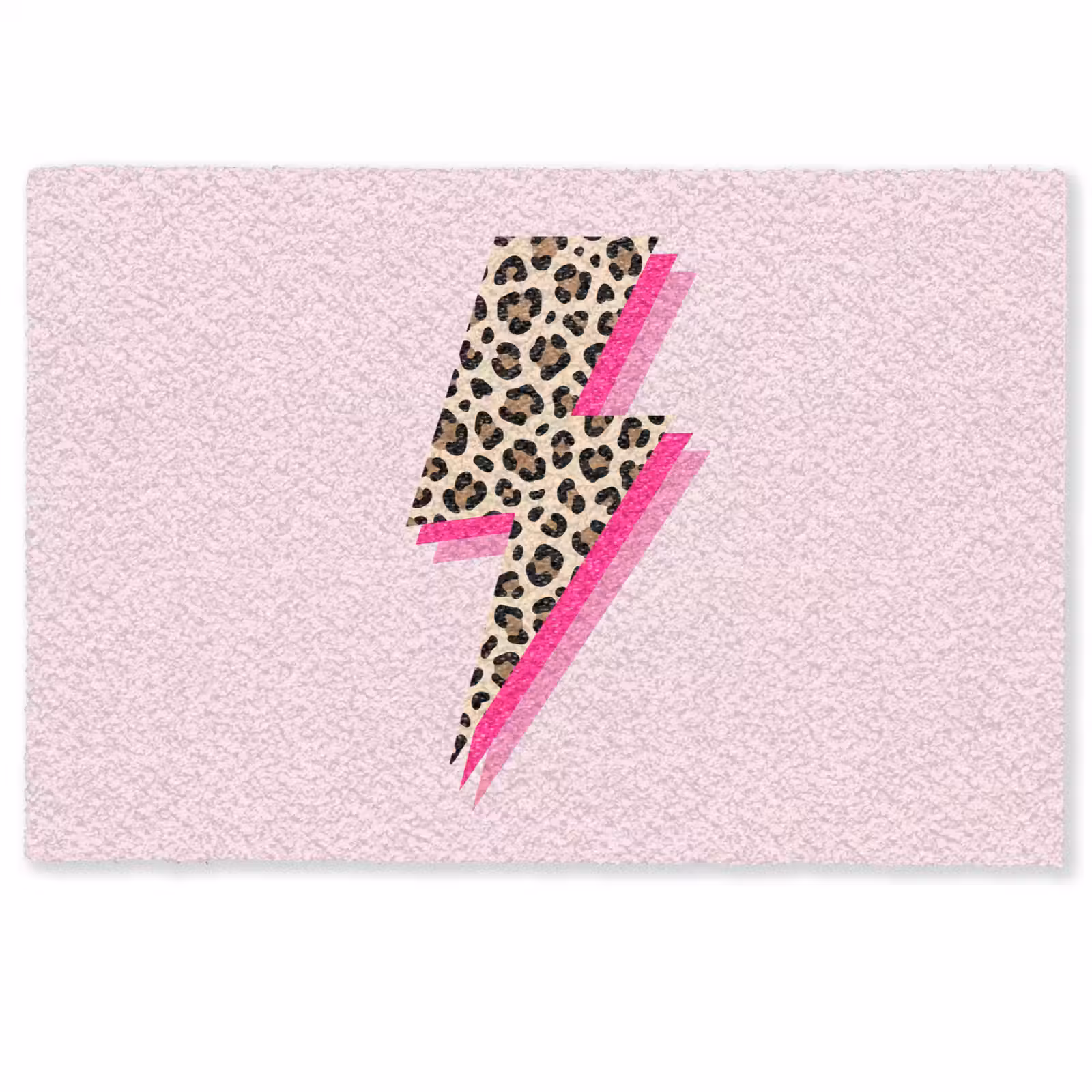 Deurmat - Stippen - Roze - Bliksem — 1