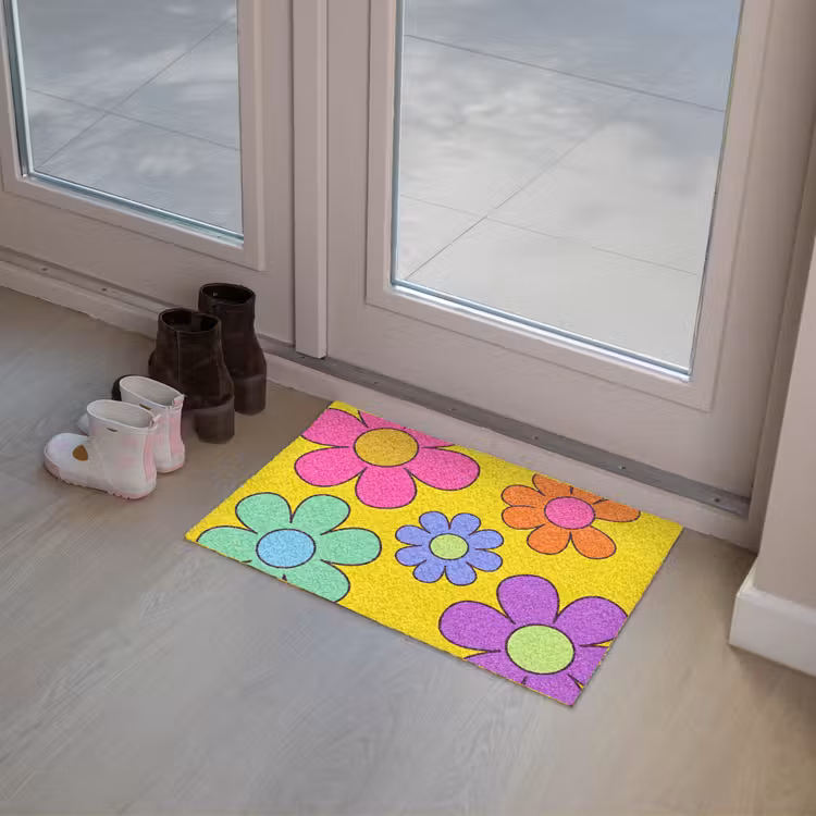 Deurmat - Bloemen - Illustratie - Kleurrijk — 8