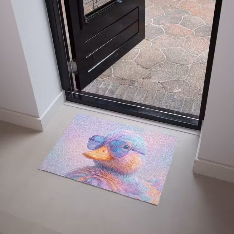Deurmat - Eend - bril - Pastel — 4