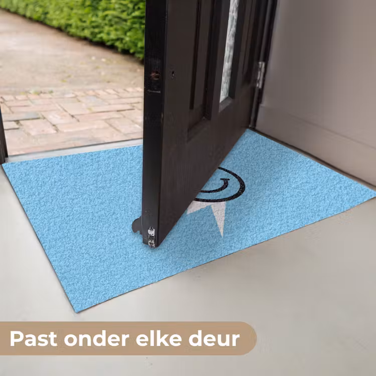 Deurmat - Smiley - Blauw - Bliksem — 7