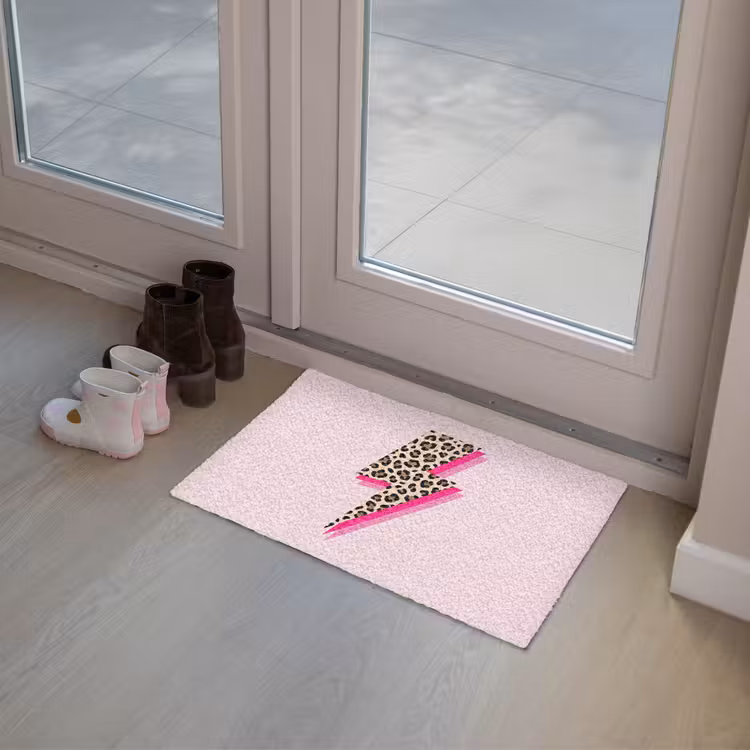 Deurmat - Stippen - Roze - Bliksem — 8
