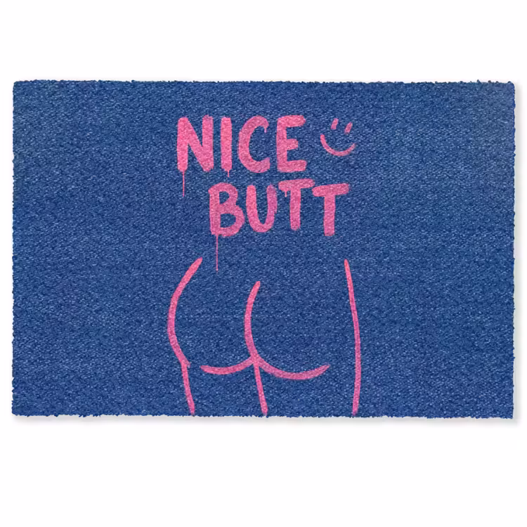 Deurmat - Brutaal - Grappig - Blauw — 1