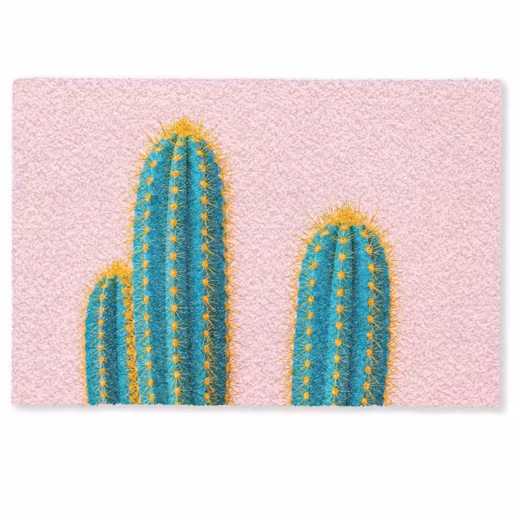 Deurmat - Cactussen - Modern - Pastel — 1