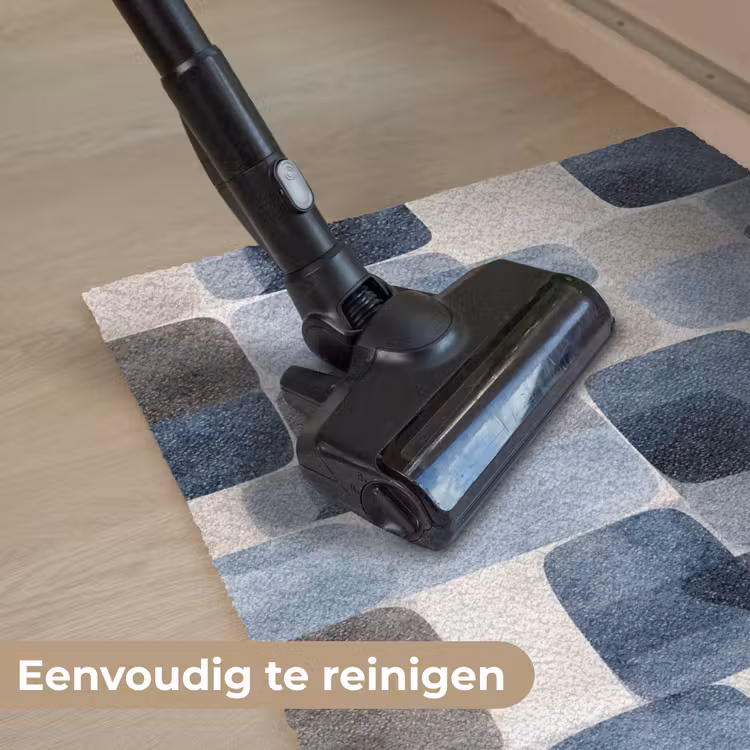 Deurmat - Patroon - Blauw - Vierkanten — 8