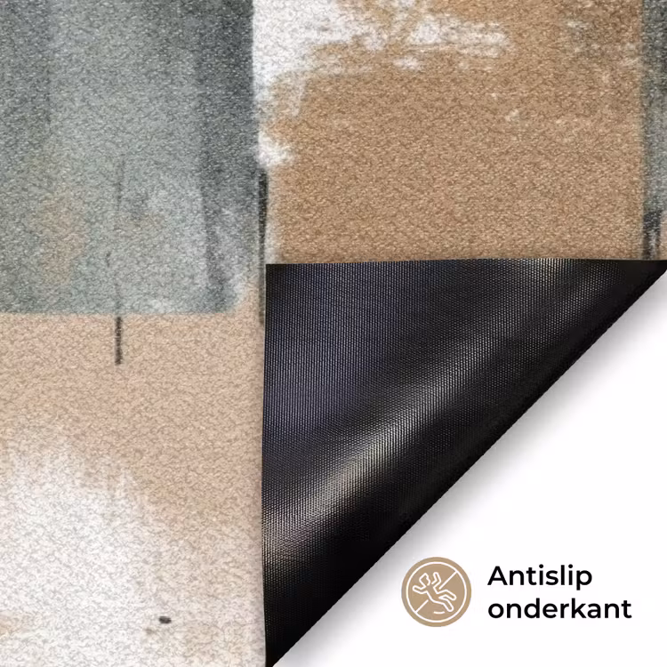Deurmat - Penseelstreken - Abstract - Aardetinten — 5