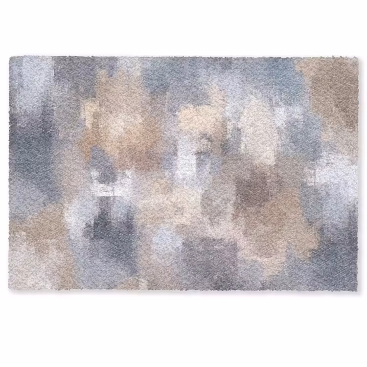 Deurmat - Penseelstreken - Schilderij - Beige — 1