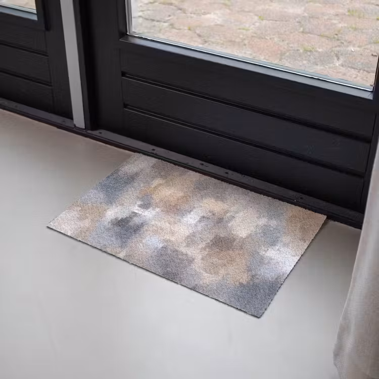 Deurmat - Penseelstreken - Schilderij - Beige — 2