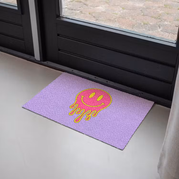 Deurmat - Smiley - Drip - Neon — 2