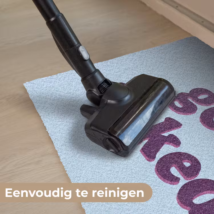 Deurmat - Speels - Boodschap - Blauw — 9