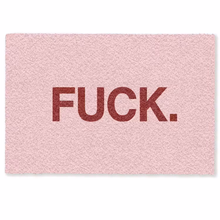 Deurmat - Statement - Krachtig - Roze — 1