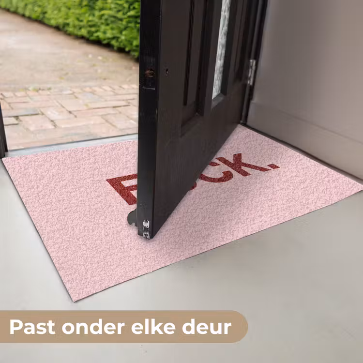 Deurmat - Statement - Krachtig - Roze — 7
