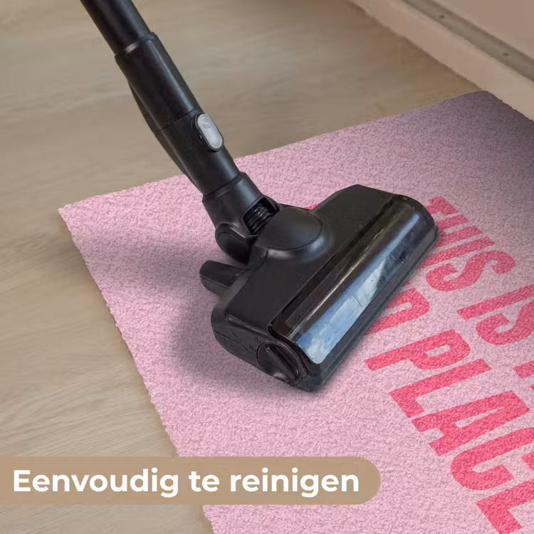 Deurmat - Tekst - Modern - Roze — 9
