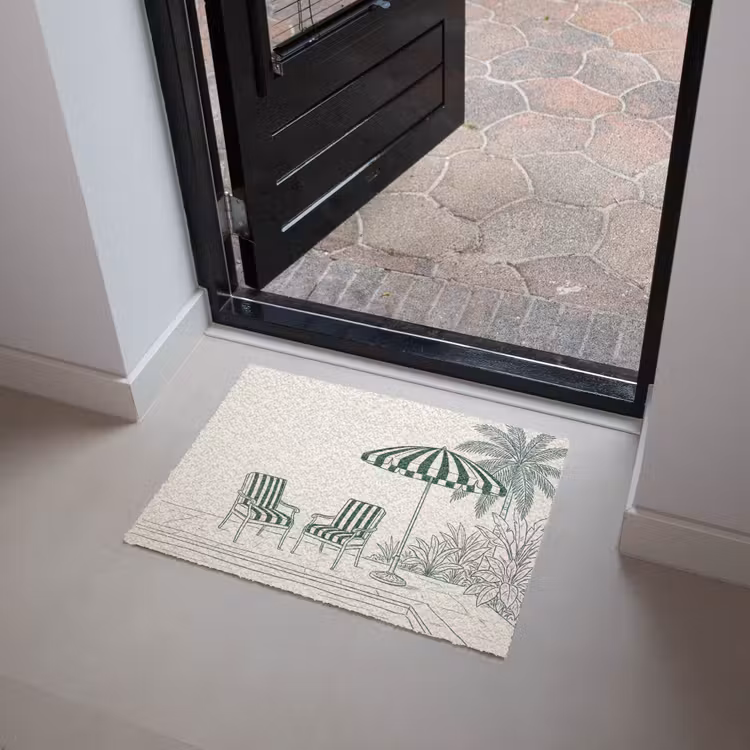 Deurmat - Terras - Illustratie - Groen — 4