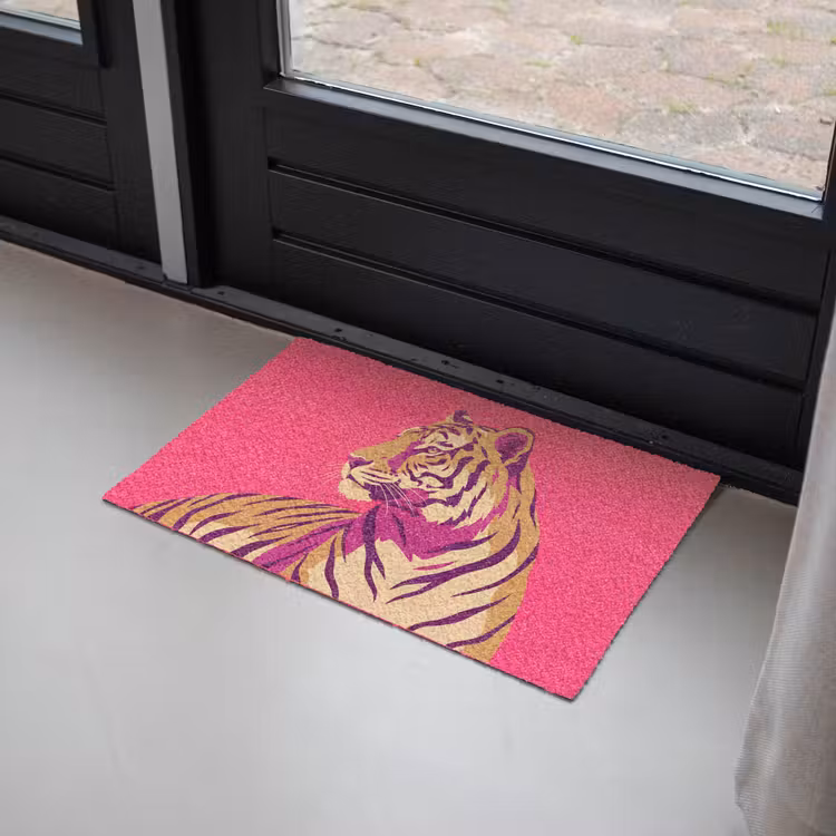 Deurmat - Tijger - Modern - Neon — 2