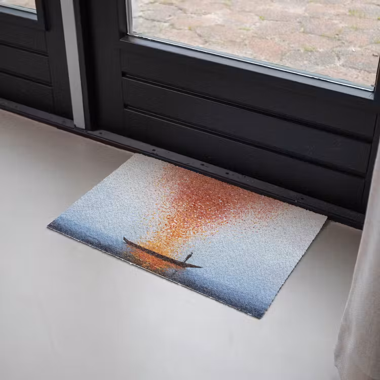 Deurmat - Wolk - Confetti - Boot - Wateroppervlakte — 2