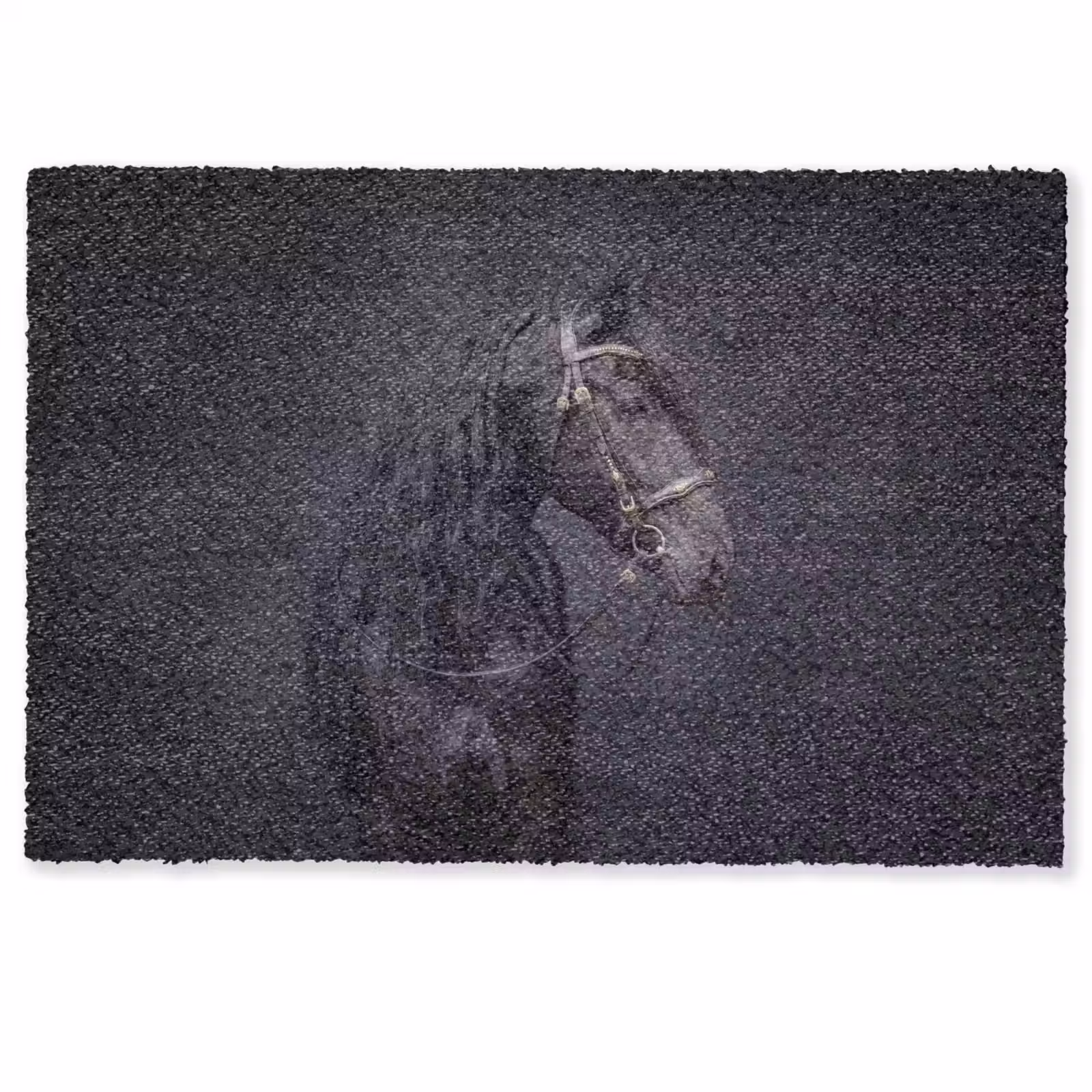 Deurmat - Portret - Paard - Donker — 1
