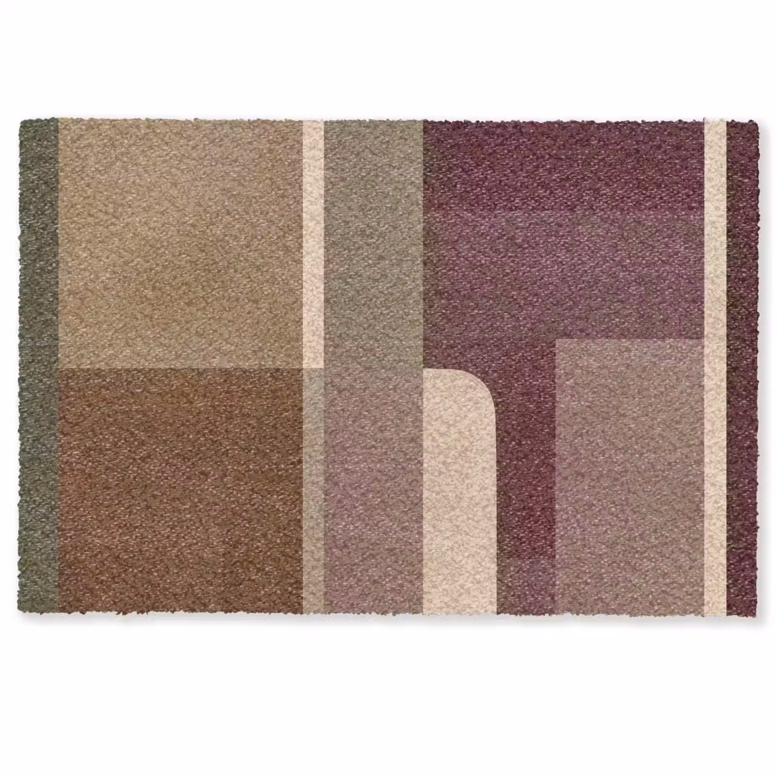 Deurmat - Vlakken - Abstract - Bordeaux - Lijnen — 1