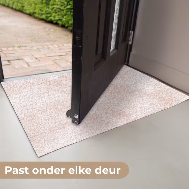 Deurmat - Roze - Marmer - Crème — 6