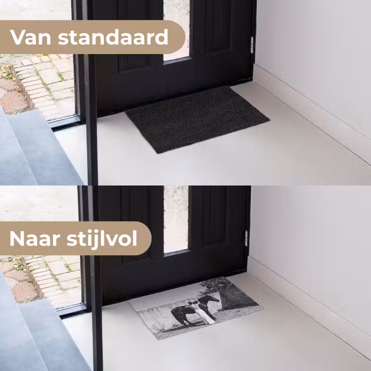 Deurmat - Vrouw - Paard - Artistiek — 3