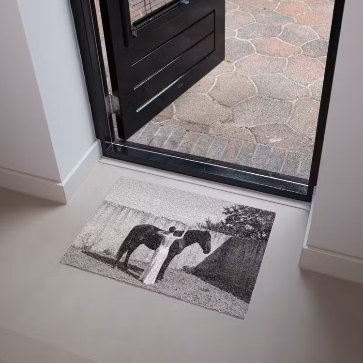Deurmat - Vrouw - Paard - Artistiek — 4