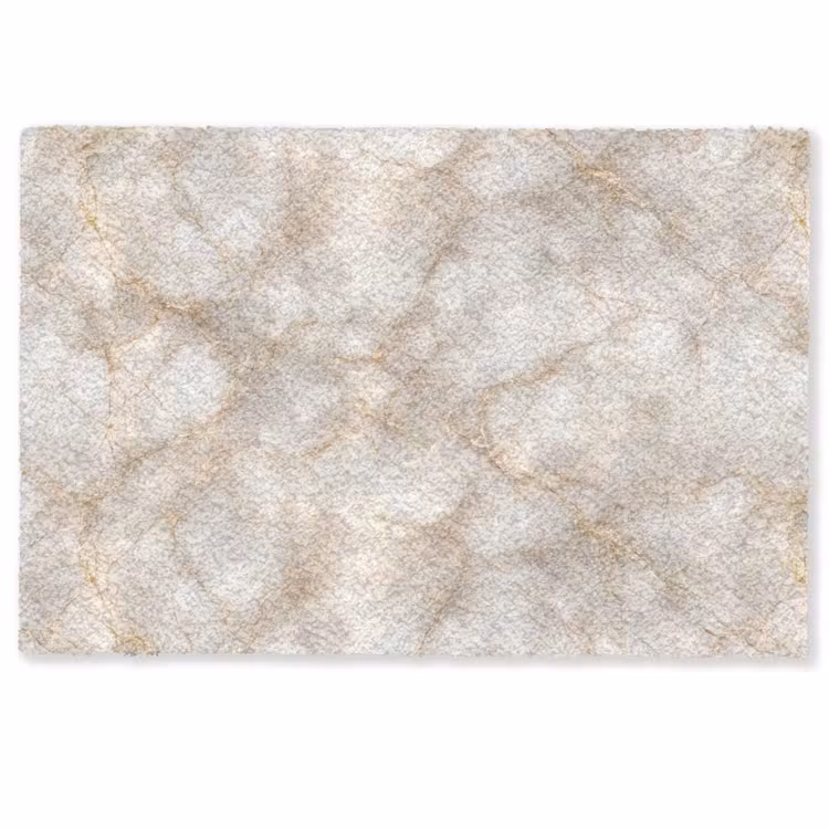 Deurmat - Zandkleurig - Marmer - Natuursteen — 1