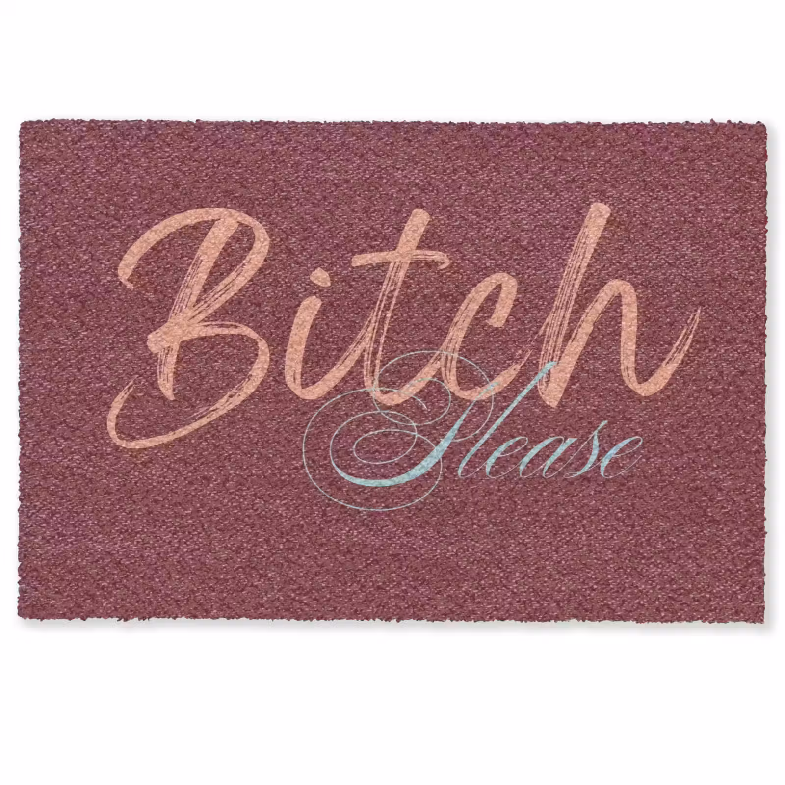 Deurmat - Bitch please - Rood - Blauw — 1