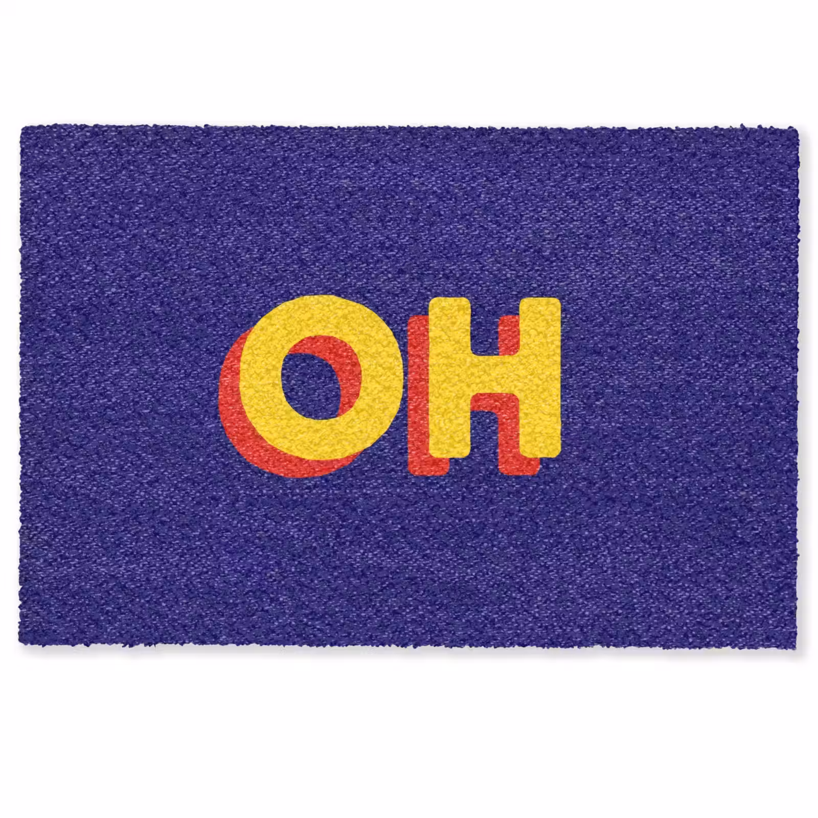 Deurmat - Blauw - Geel - OH - Schaduw — 1