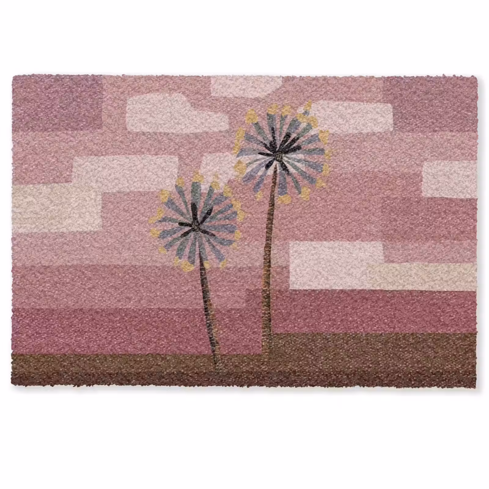 Deurmat - Illustratie - Bloemen - Vlakken - Abstract — 1