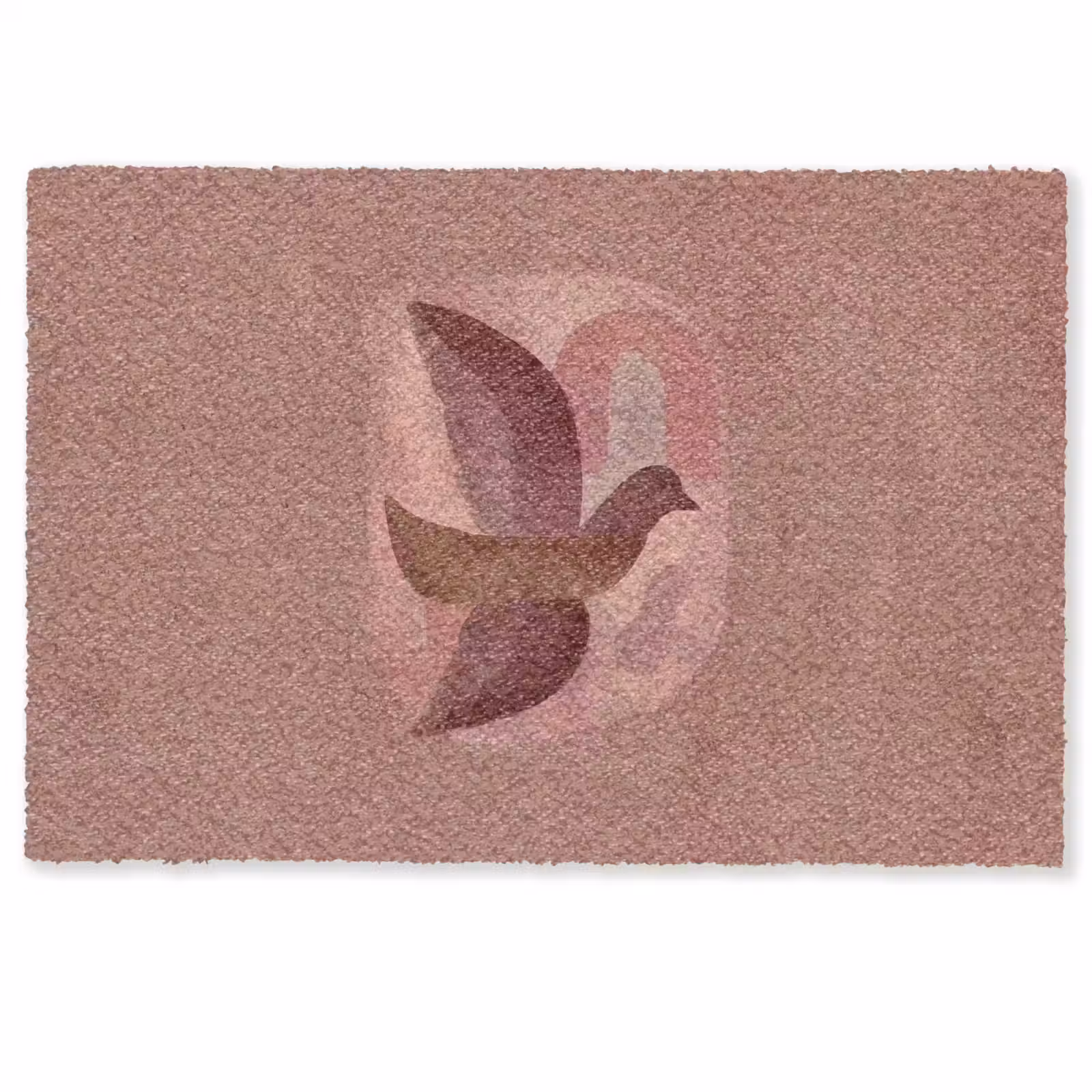Deurmat - Illustratie - Vogels - Abstract - Roze — 1