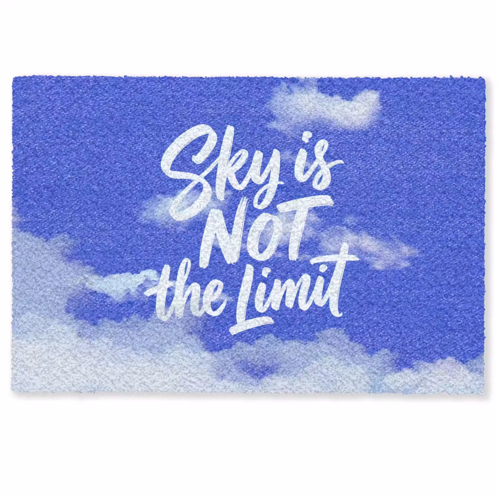 Deurmat - Sky is not the limit - Blauwe lucht - Wolken — 1