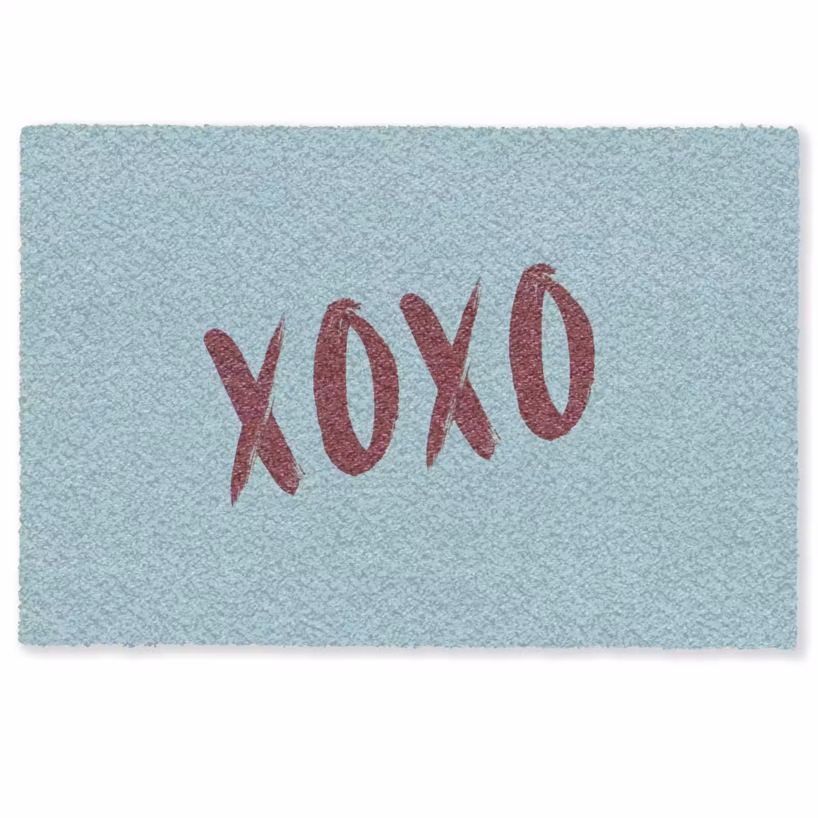 Deurmat - XOXO - Blauw - Rood — 1