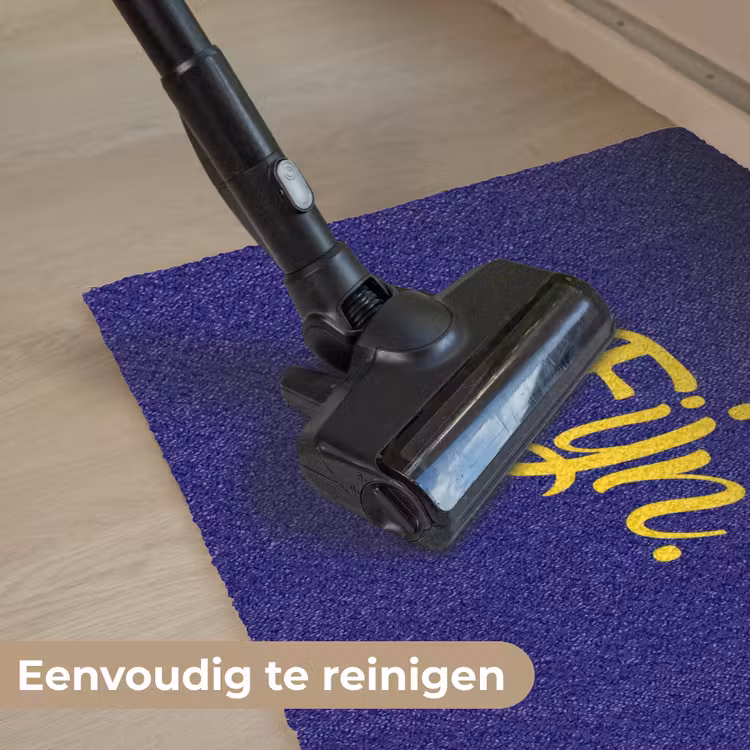 Deurmat - Blauw - Geel - Fijn — 9