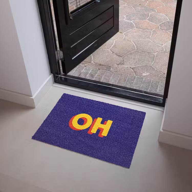 Deurmat - Blauw - Geel - OH - Schaduw — 4