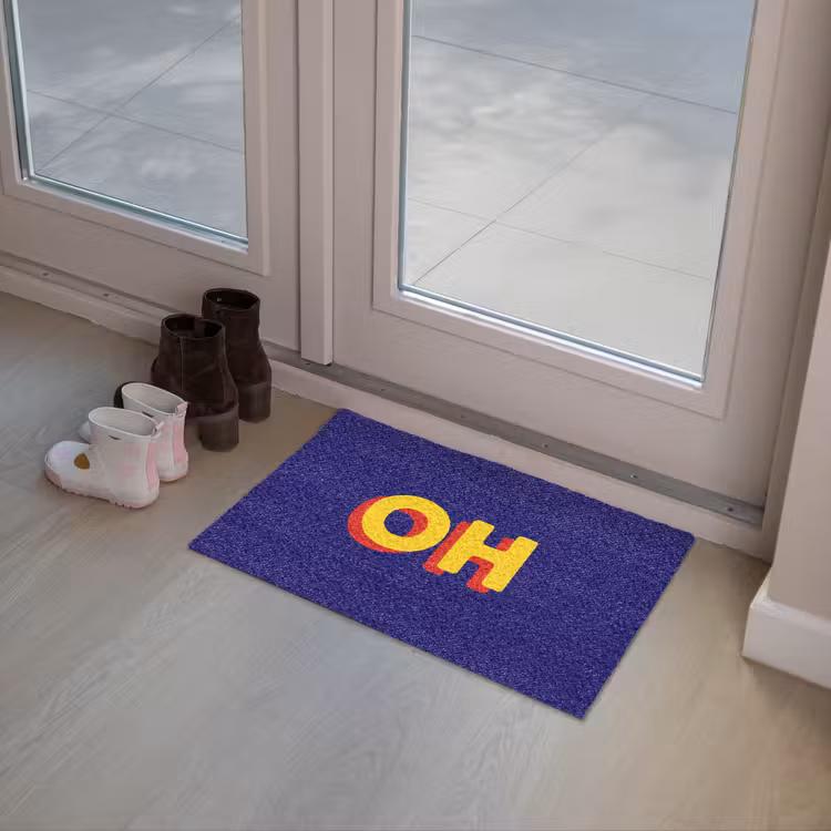 Deurmat - Blauw - Geel - OH - Schaduw — 8