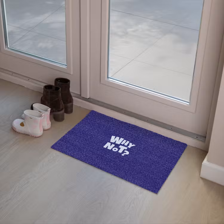 Deurmat - Blauw - Why not - Minimalistisch — 8